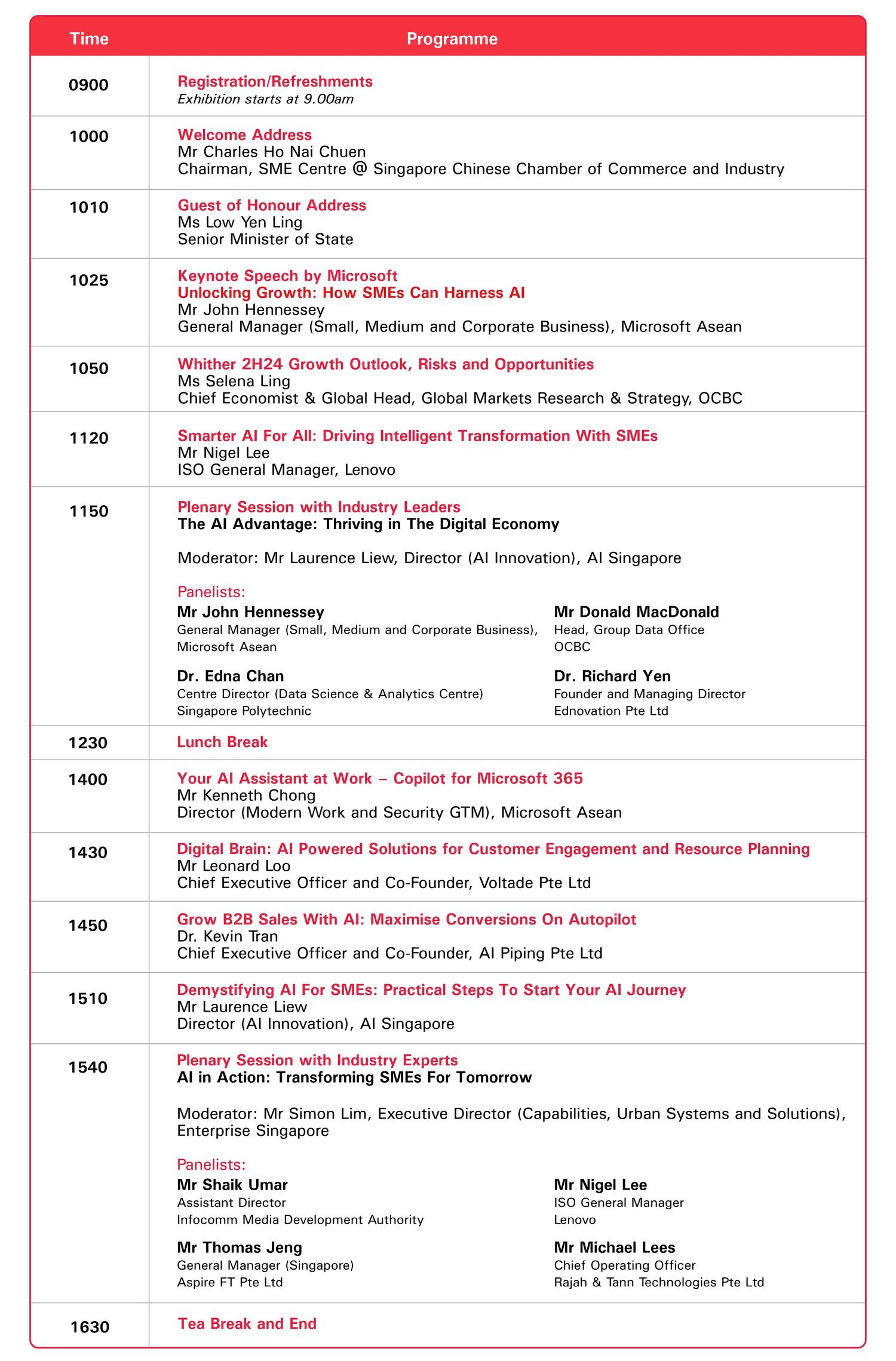 SME Centre Conference Programme