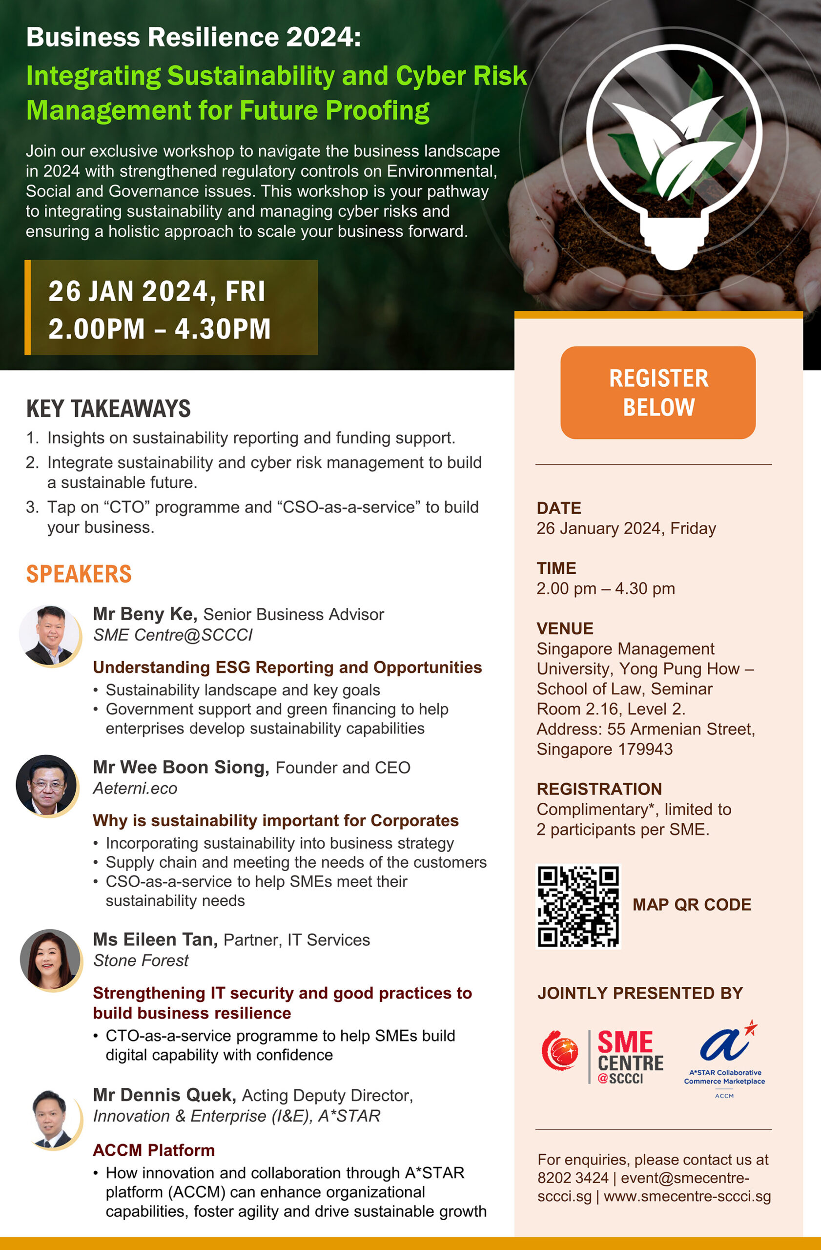 Sustainability and Cyber Risk Management Workshop